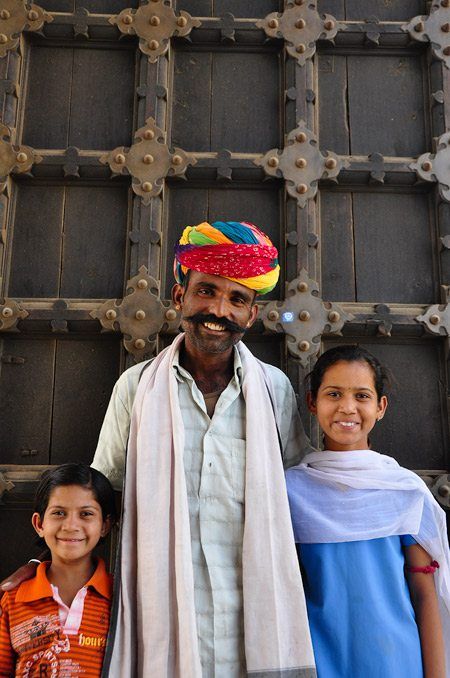 The quaint village of Chandelao, Rajasthan image