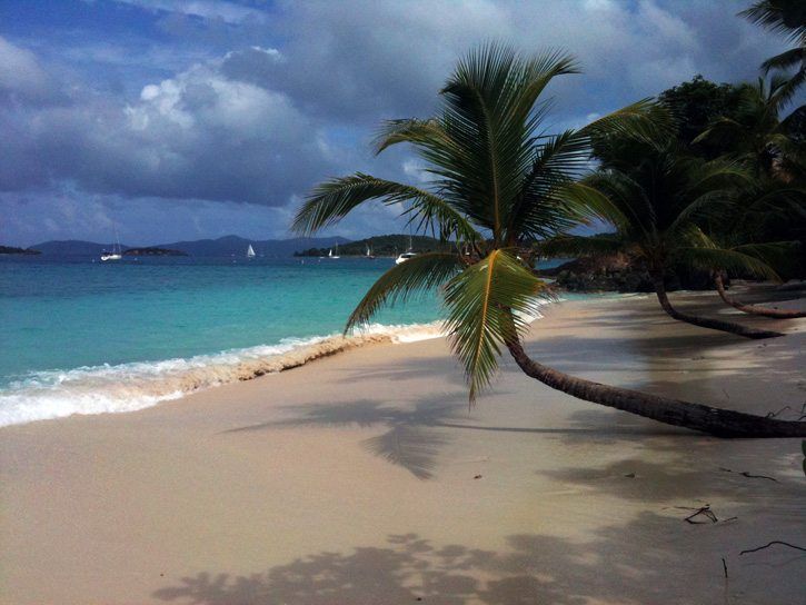 Salomon Bay in St. John in the lovely US Virgin Islands
