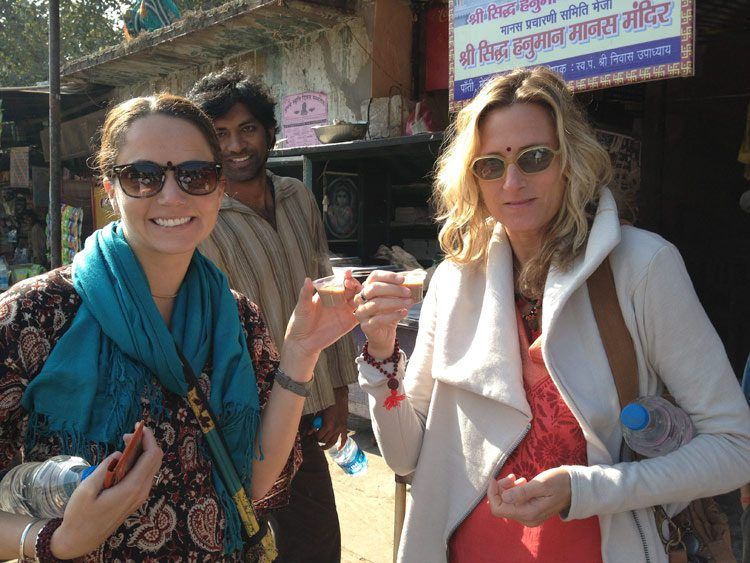 Stopping for chai along the way is always fun!