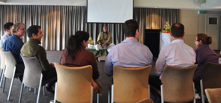 A workshop on "Understanding the Mind" with the Entrepreneurs' Organization in Western Australia conducted by Dandapani of Vedic Odyssey