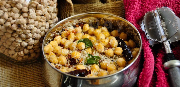 Chickpea coconut recipe dish