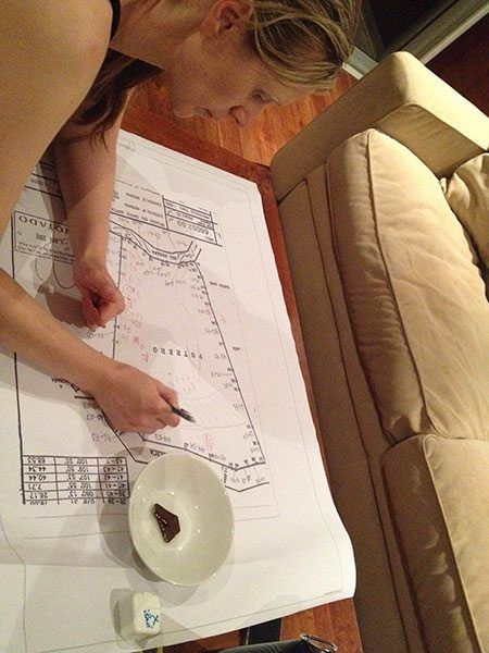 Keeping track of where all the trees were planted is an important part of the project.