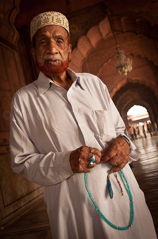 islamic-man-jama-masjid-india