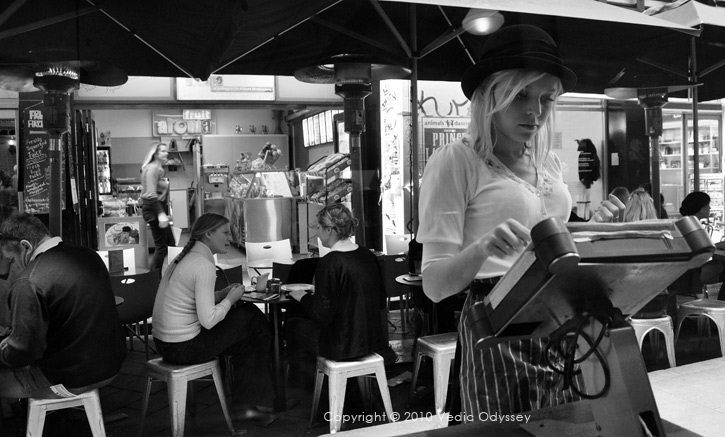 Strolling through Melbourne's cafe scene, Australia.