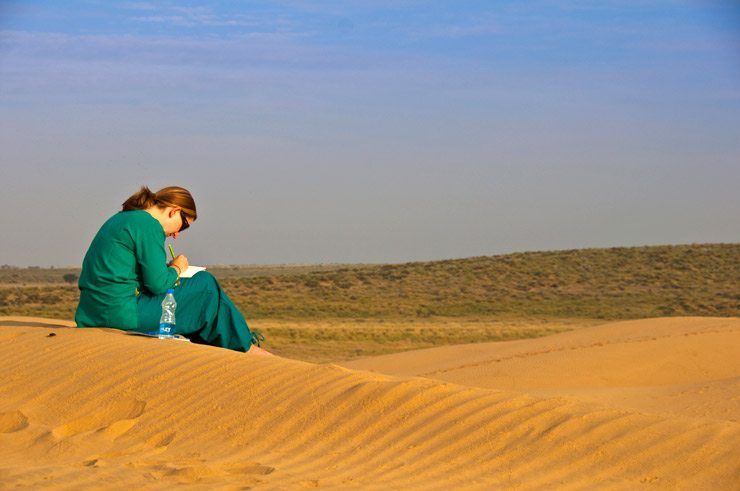 The Great Thar Desert, Rajasthan, India image