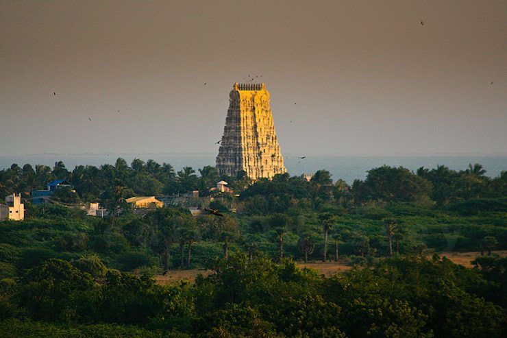 Rameswaram temple in south India