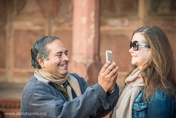 This friendly guide showed us all the best spots to stand and take photos!