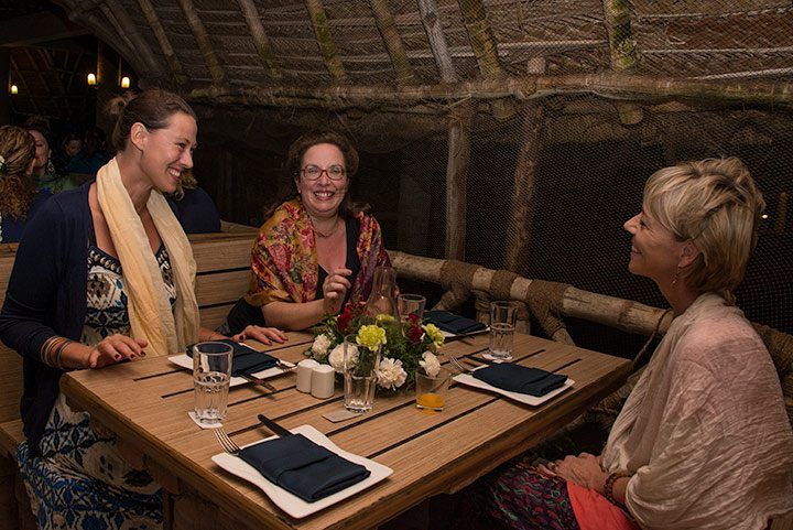 Our day ended with a lovely dinner by the beach overlooking the Bay of Bengal.