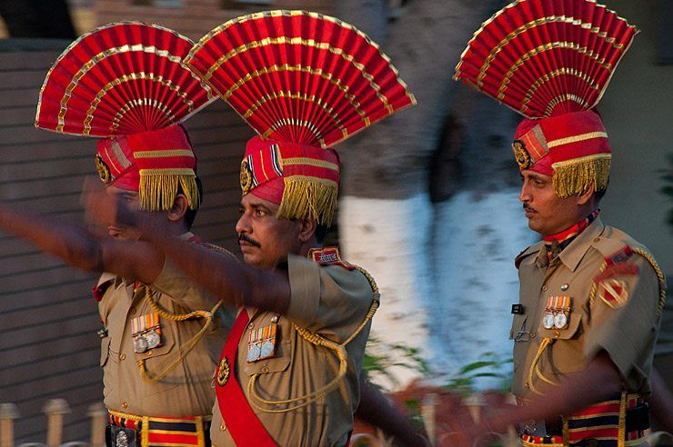 India-Pakistan Border Closing Ceremony image