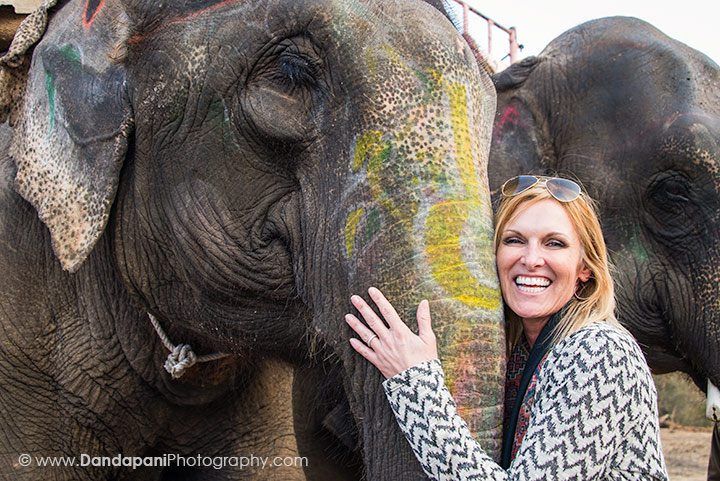 The joy of hugging an elephant is like none other.