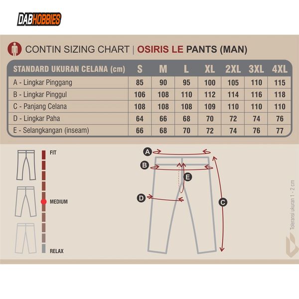 Contin Osiris Pants Black