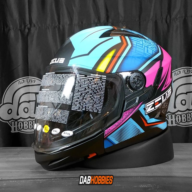 Zeus 613C Matt Black/AJ11 Blue image 1