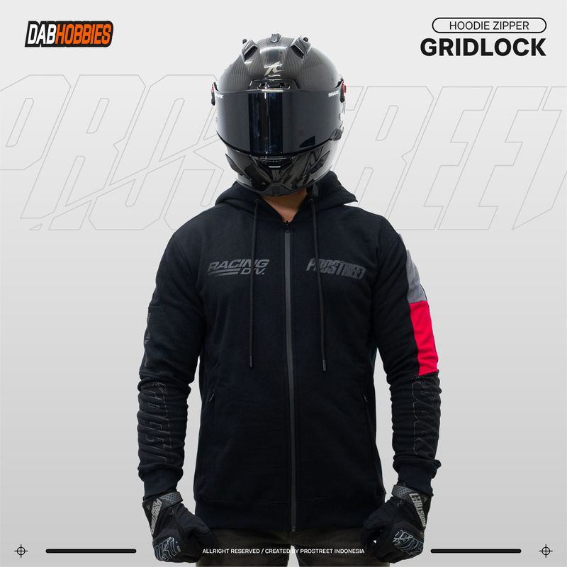 Prostreet Hoodie Zipper Gridlock image 1