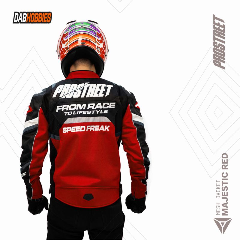 Prostreet Majestic Mesh Jacket - Red image 2