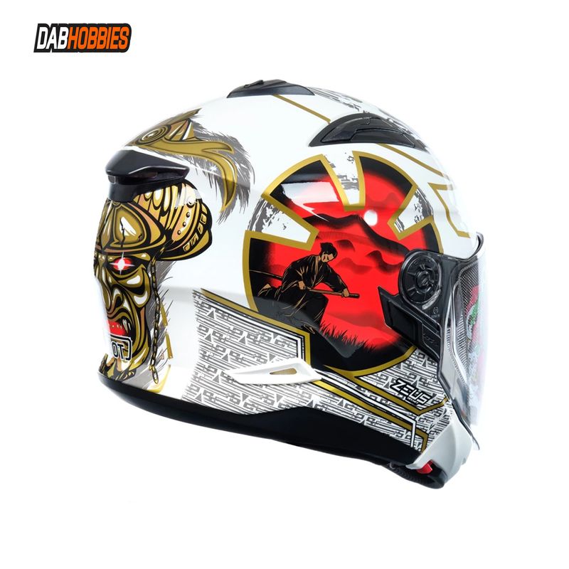 Zeus 613C White/AJ20 Black Red image 2