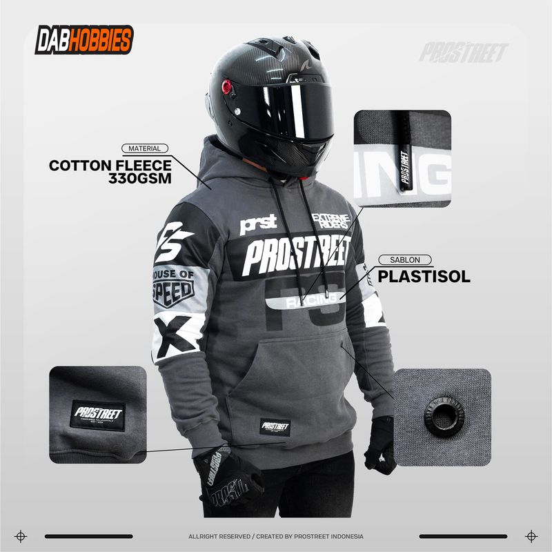 Prostreet Hoodie Raw X Grey image 2