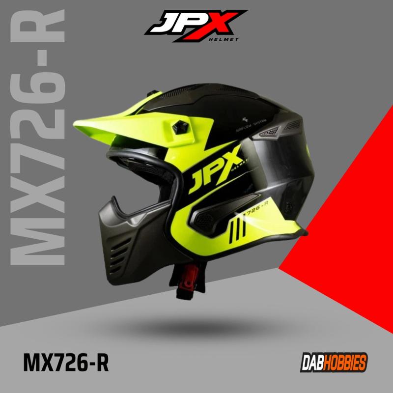 JPX MX726-R Modular - Black Gloss Yellow image 2