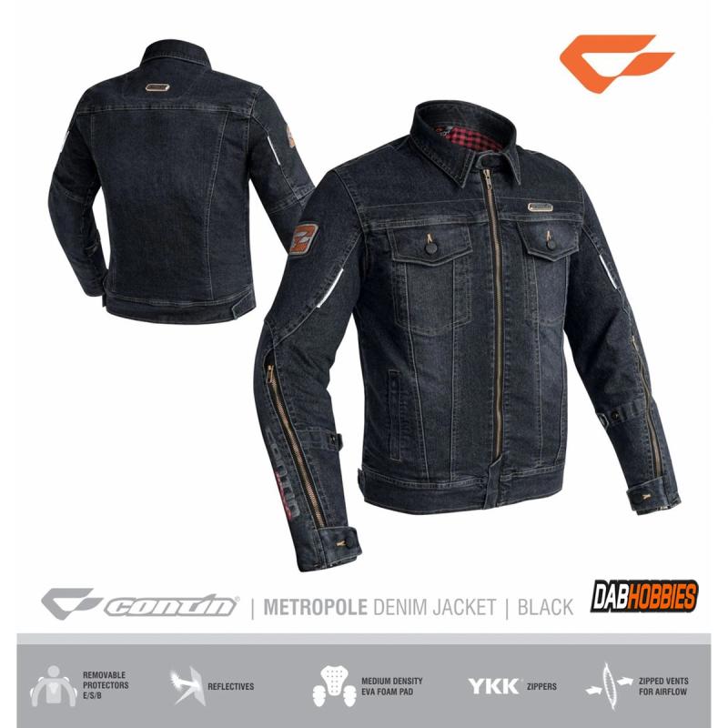 Contin Metropole Denim Black image 1