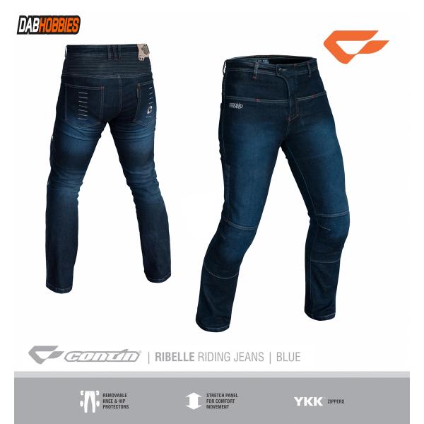 Contin Ribelle Riding Pants - Indigo