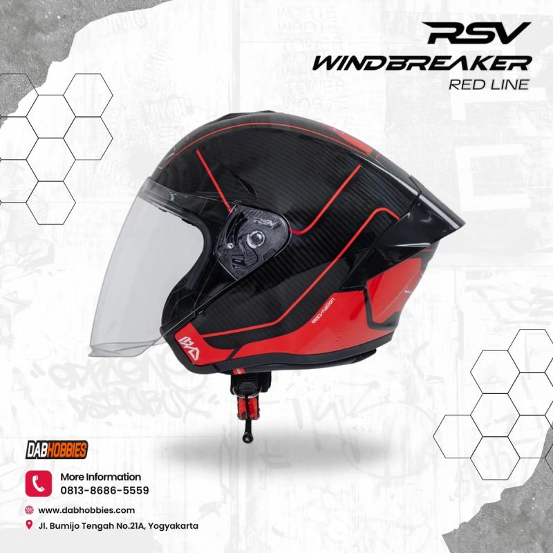 RSV Windbreaker Red Line image 2