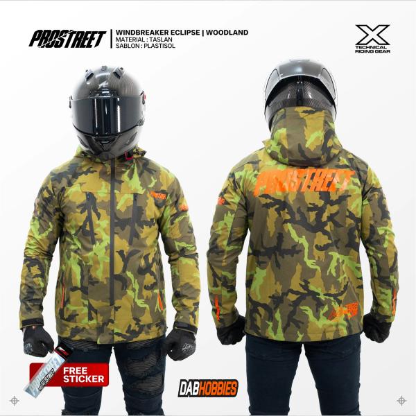 Prostreet Eclipse Woodland - Windbreaker Jacket