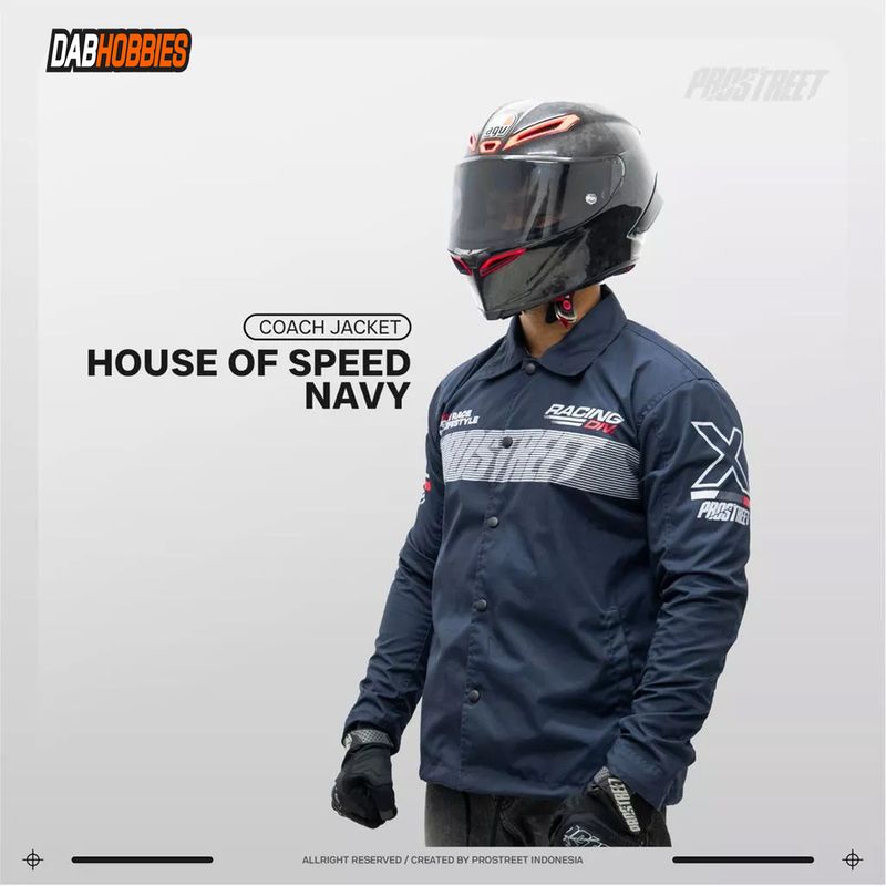 Prostreet Coach Jacket House Of Speed - Navy image 3