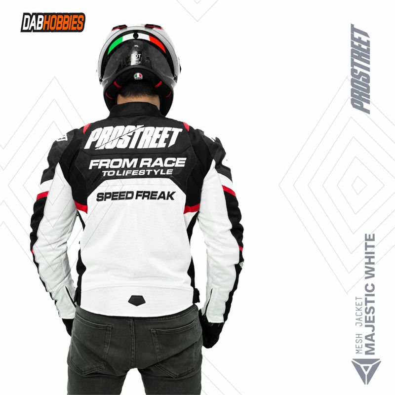 Prostreet Majestic Mesh Jacket - White image 2