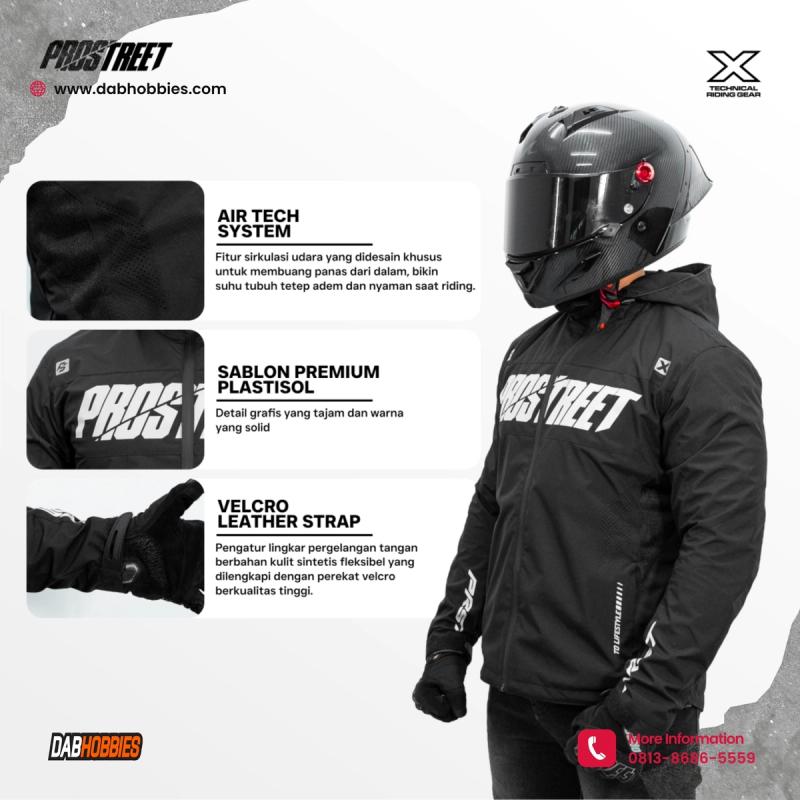 Prostreet Falcon Riding Jacket - Black image 5