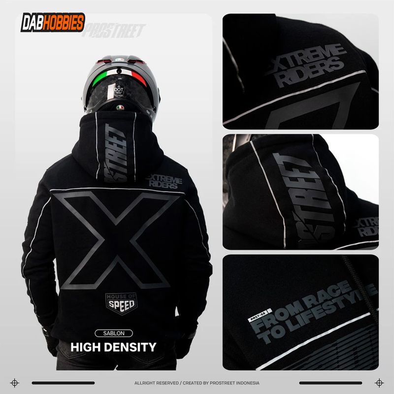 Prostreet Hoodie Racing Line - Reflective image 4