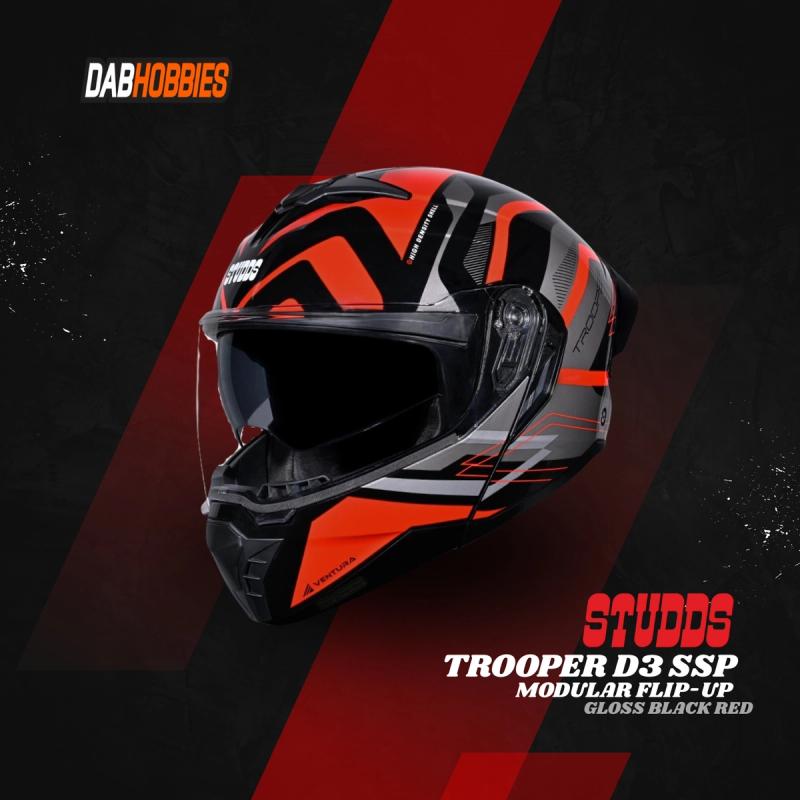 STUDDS Trooper D3 SSP Gloss Grafis image 4