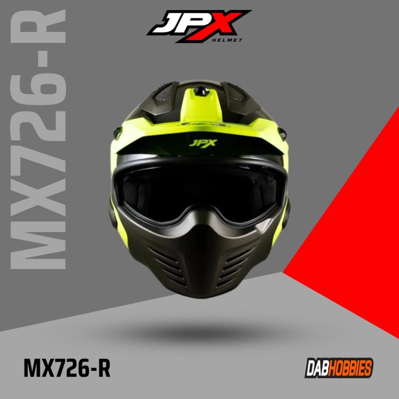 JPX MX726-R Modular - Black Gloss Yellow image 3