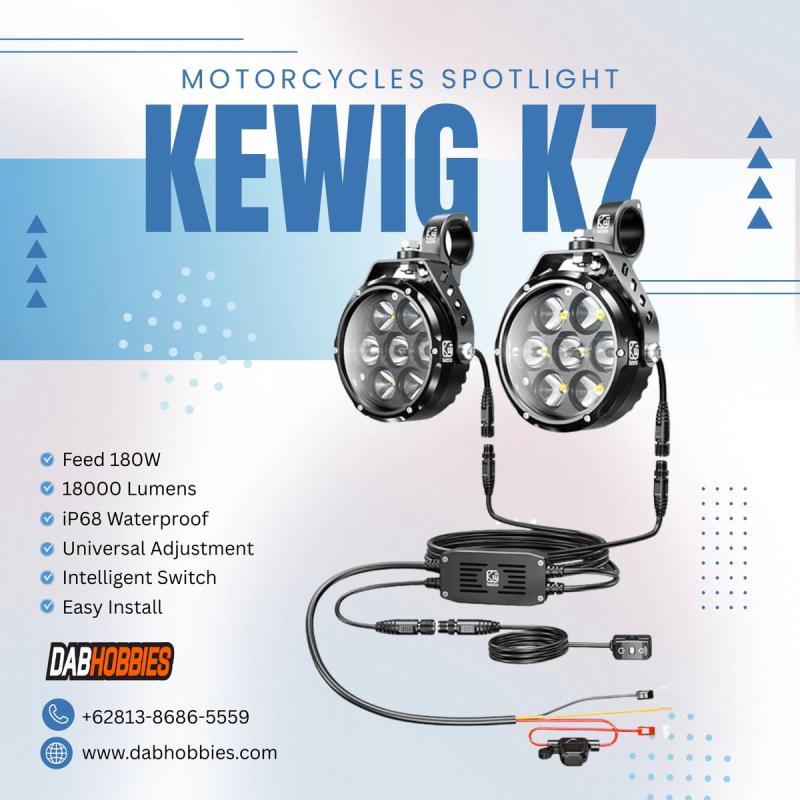 KEWIG K7 Motorcycle Spotlight 180W image 4