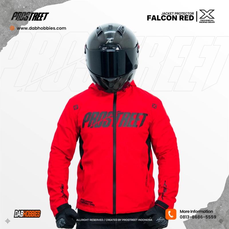 Prostreet Falcon Riding Jacket - Red image 1