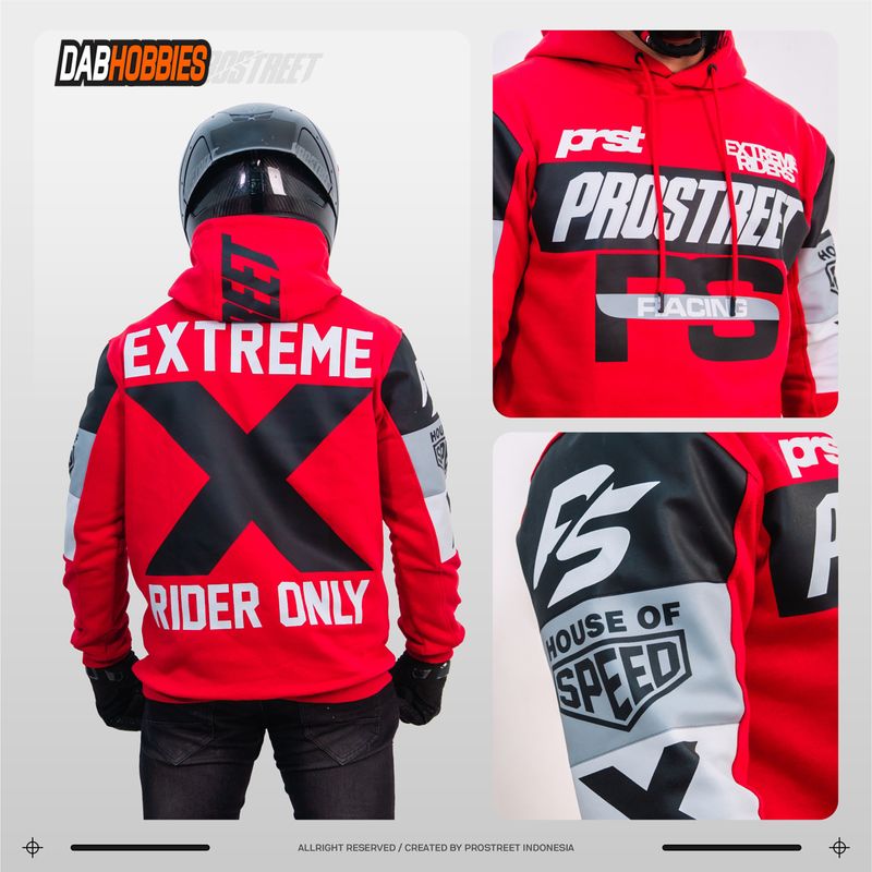Prostreet Hoodie Raw X Red image 5