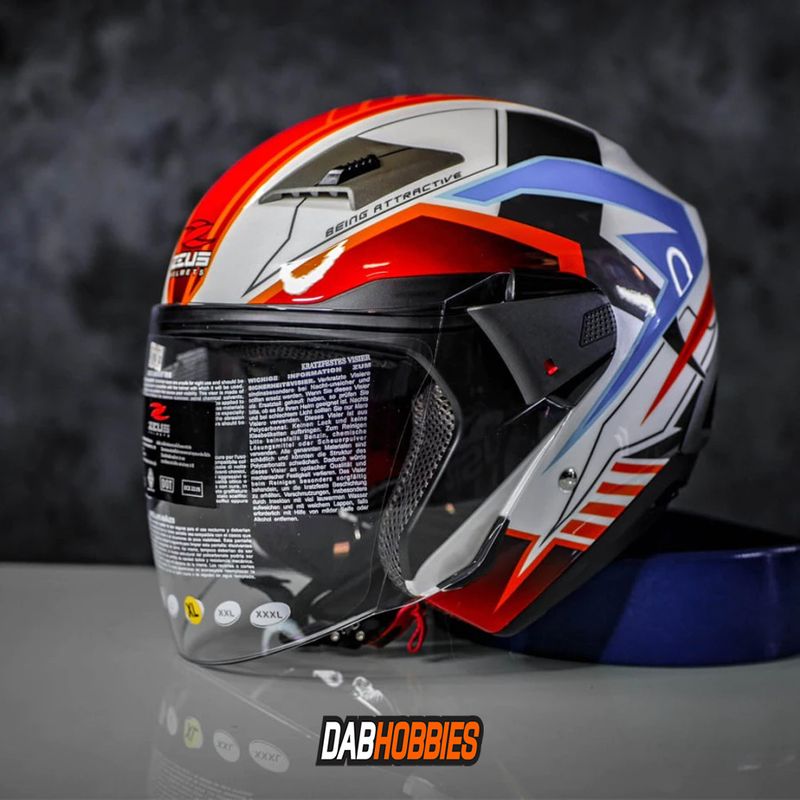 Zeus 611 White/TT29 Grey Red image 1