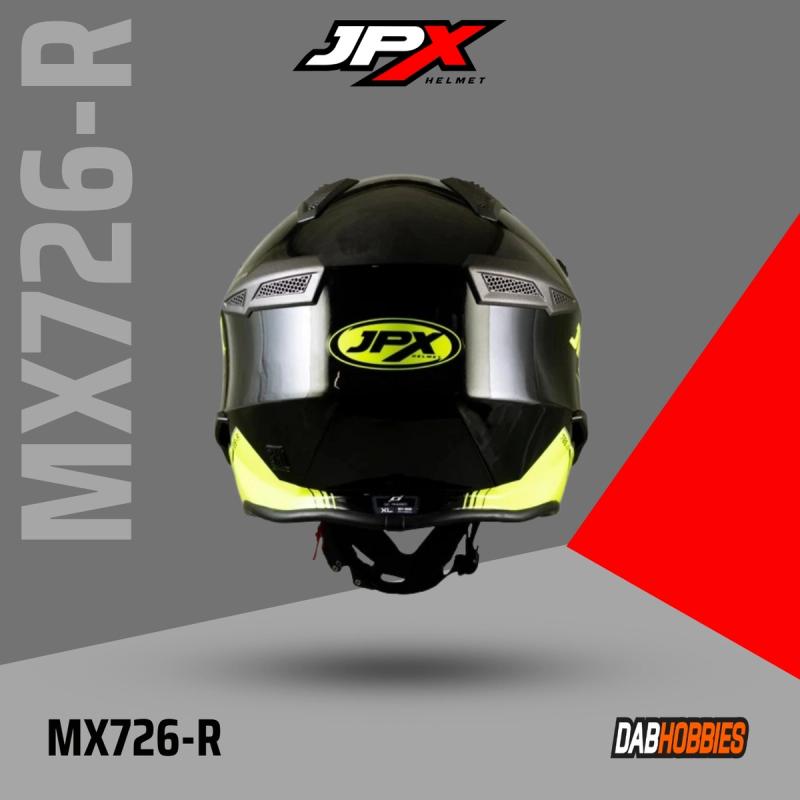 JPX MX726-R Modular - Black Gloss Yellow image 4