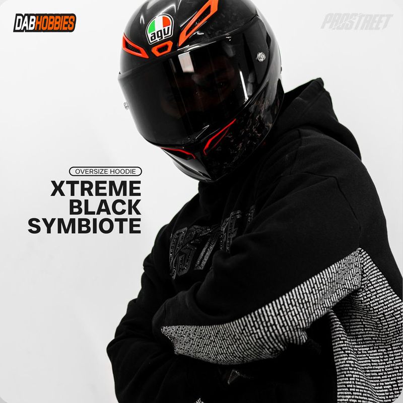 Prostreet Hoodie OS Extreme Black Symbiote image 4