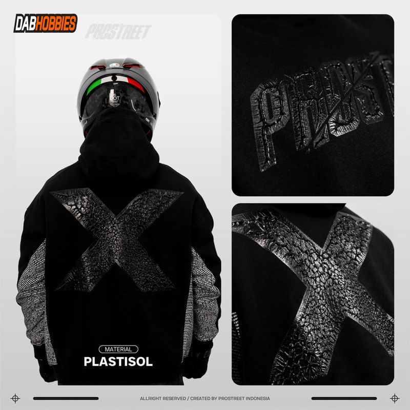 Prostreet Hoodie OS Extreme Black Symbiote image 3