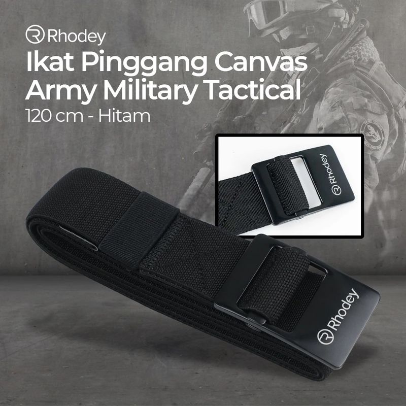 Rhodey Canvas Military - Ikat Pinggang image 1