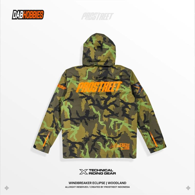 Prostreet Eclipse Woodland - Windbreaker Jacket image 4