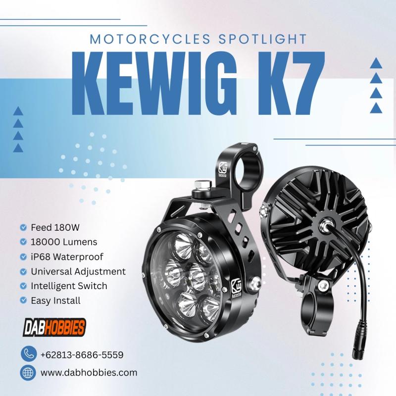 KEWIG K7 Motorcycle Spotlight 180W image 2