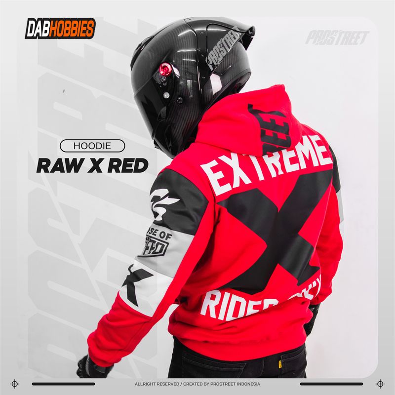 Prostreet Hoodie Raw X Red image 3
