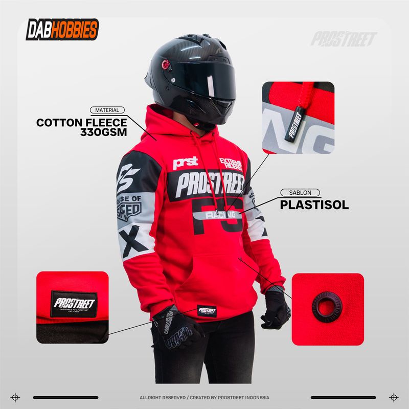 Prostreet Hoodie Raw X Red image 2