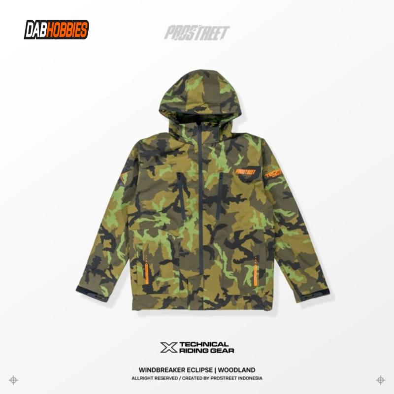 Prostreet Eclipse Woodland - Windbreaker Jacket image 3