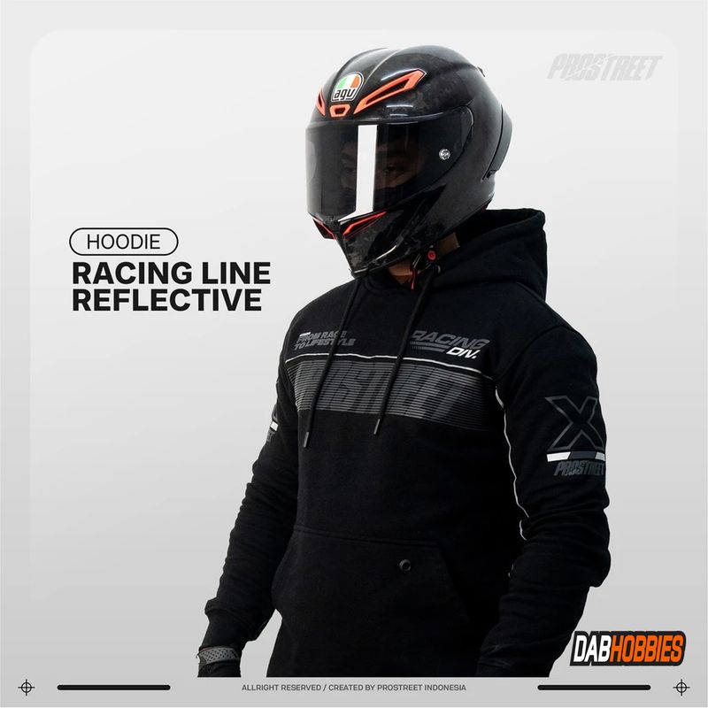 Prostreet Hoodie Racing Line - Reflective image 3