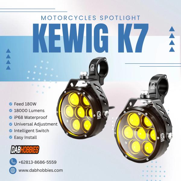 KEWIG K7 Motorcycle Spotlight 180W