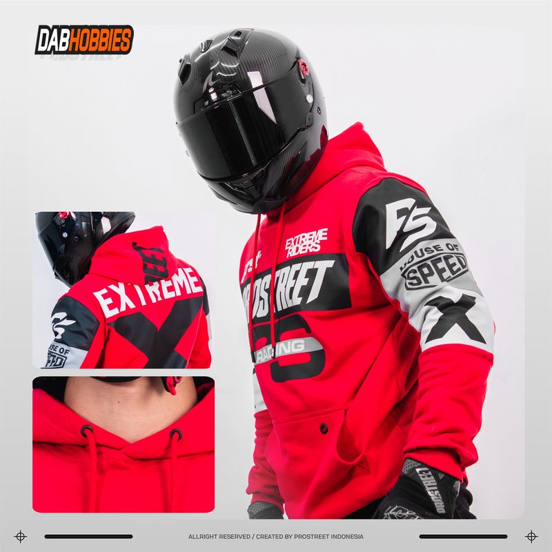 Prostreet Hoodie Raw X Red image 4