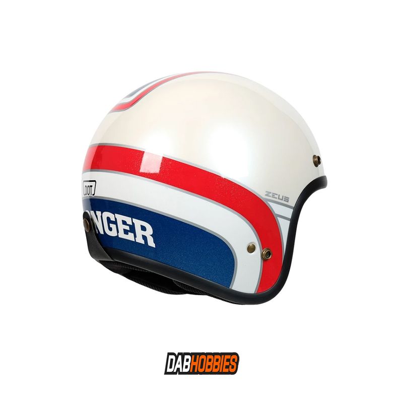 Zeus 385C Pearl White/K63 Red image 2