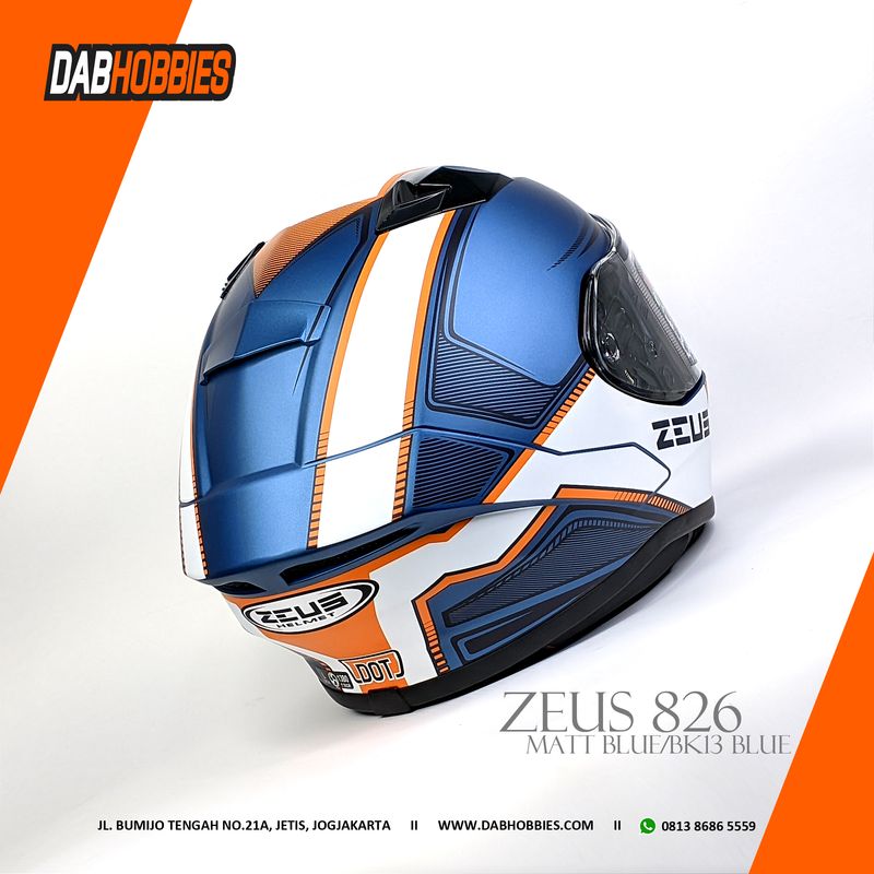 Zeus 826 Matt Blue BK13 Blue image 4