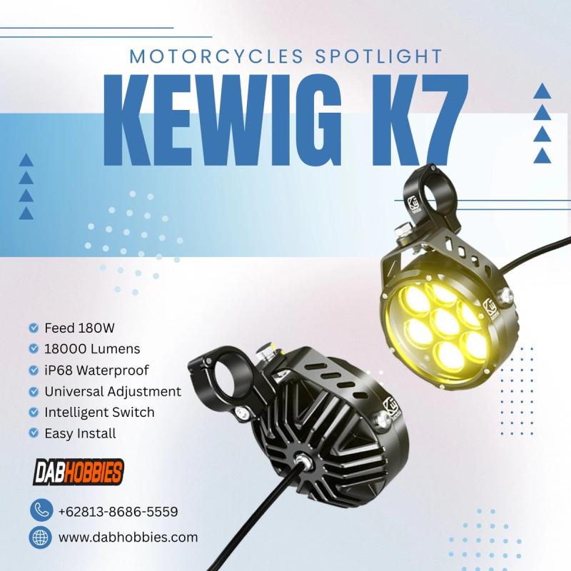 KEWIG K7 Motorcycle Spotlight 180W image 3